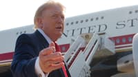 Trump dedicates Roosevelt library, debuts refurbished Air Force One