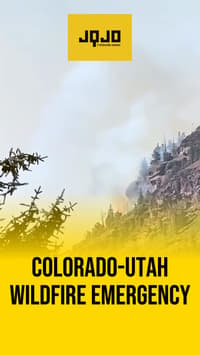 Colorado-Utah border wildfire merger forces evacuations