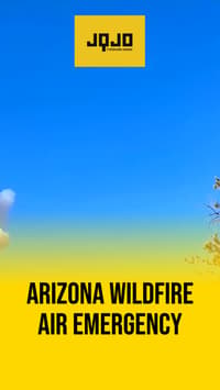 Arizona wildfire near Sedona drives hazardous smoke