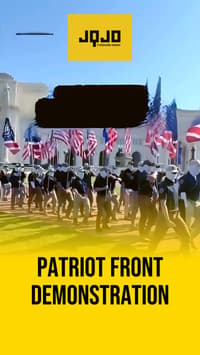 Washington DC sees masked Patriot Front march