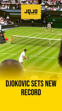 London: Djokovic sets Wimbledon match wins record