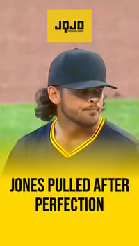 Pittsburgh removes Jared Jones after six perfect innings