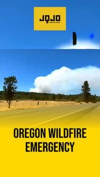 Oregon invokes emergency act as wildfire spreads