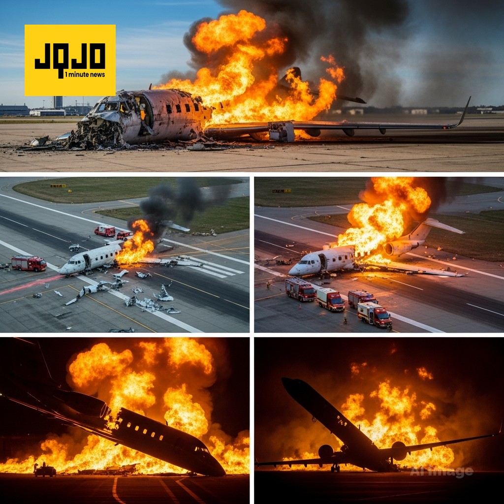 斯坦茨维尔地区机场发生商务喷气式飞机坠毁事故，多人遇难