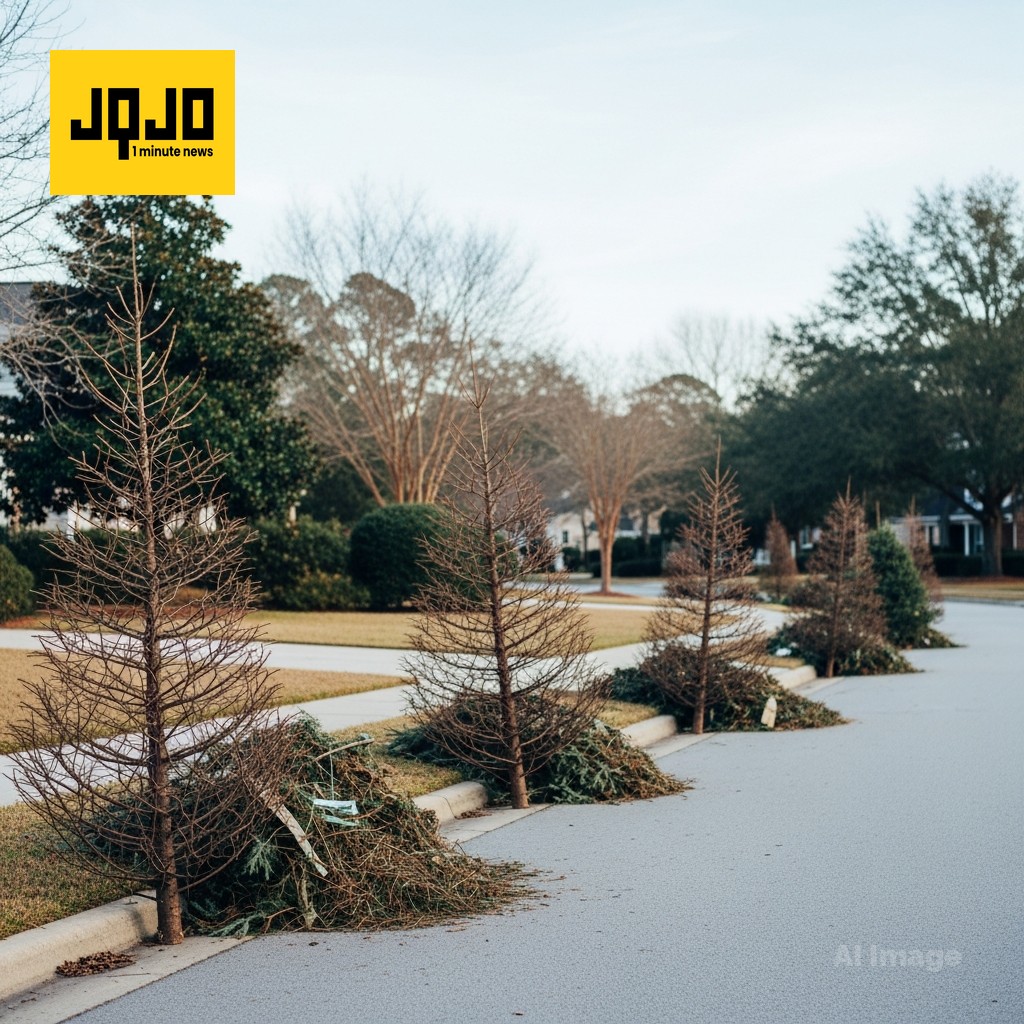 Ciudades de EE. UU. Lanzan Programas de Reciclaje de Árboles de Navidad Pos-Vacaciones