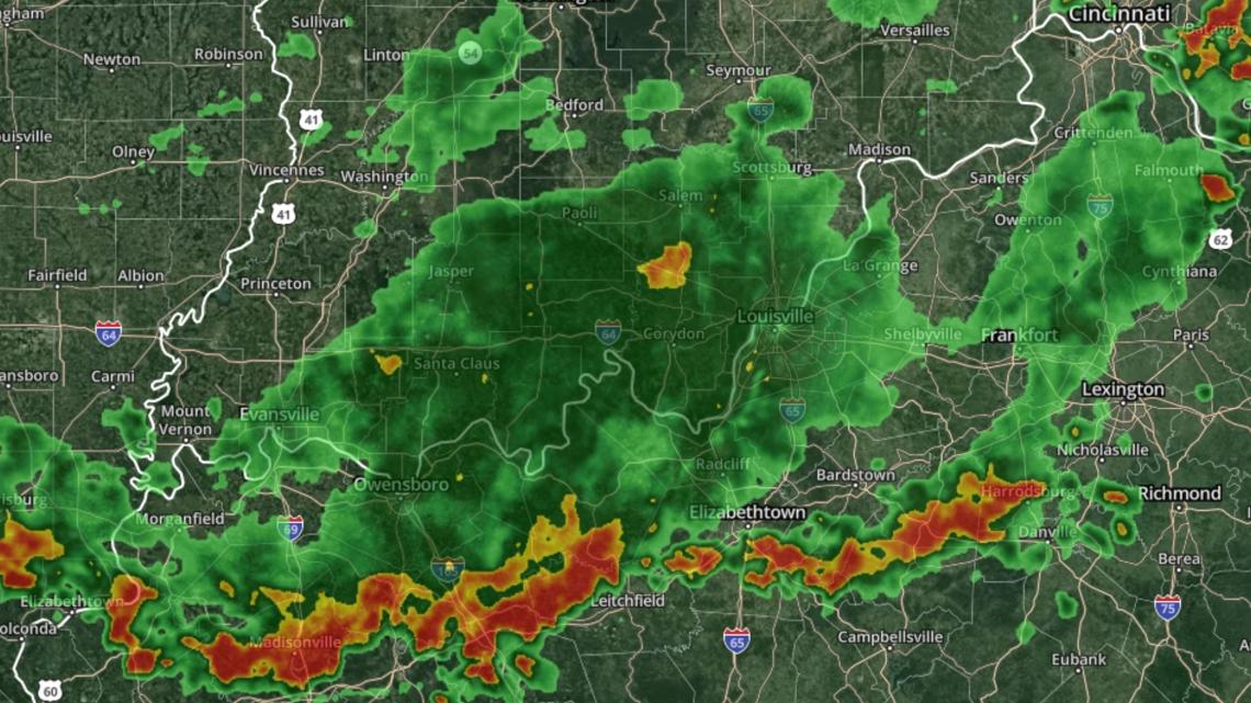 RADAR: Track strong to severe storms in Kentucky and southern Indiana