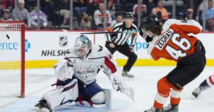 Los Flyers vencen a los Capitals y se mantienen empatados en la Conferencia Este