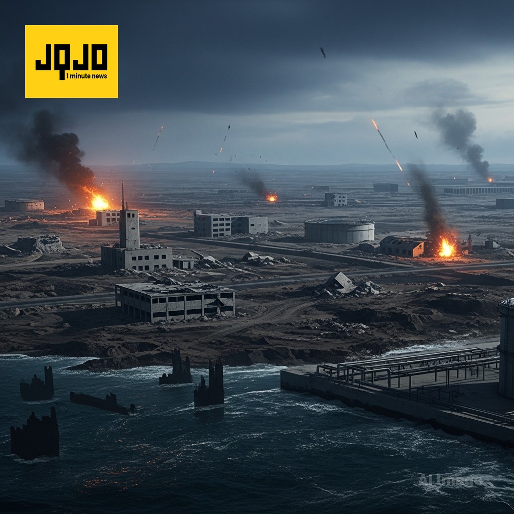 الولايات المتحدة تشن غارات جوية على جزيرة خارك الإيرانية