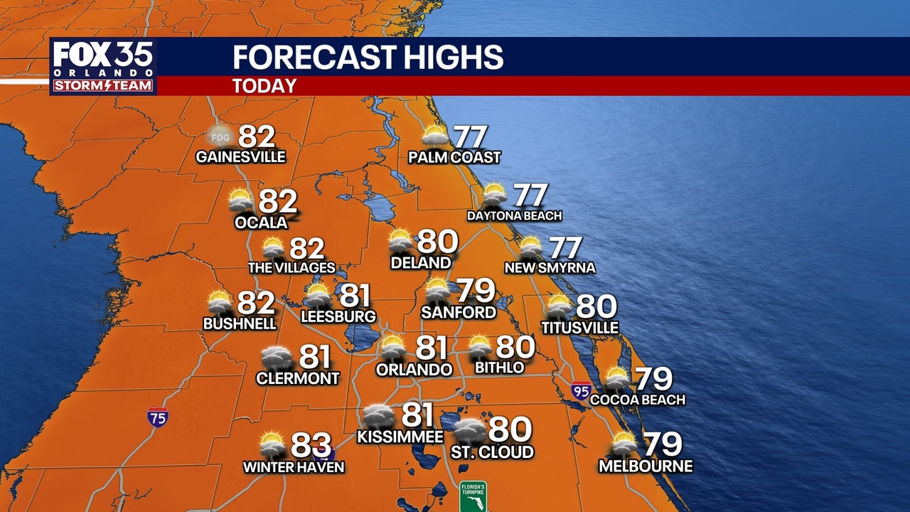 佛罗里达州冷锋逼近，周末恐有强风暴雨