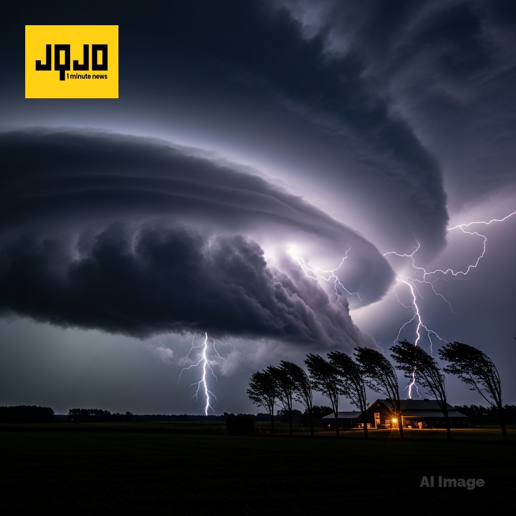 Storms Threaten Southeast And Mid-Atlantic Monday Night