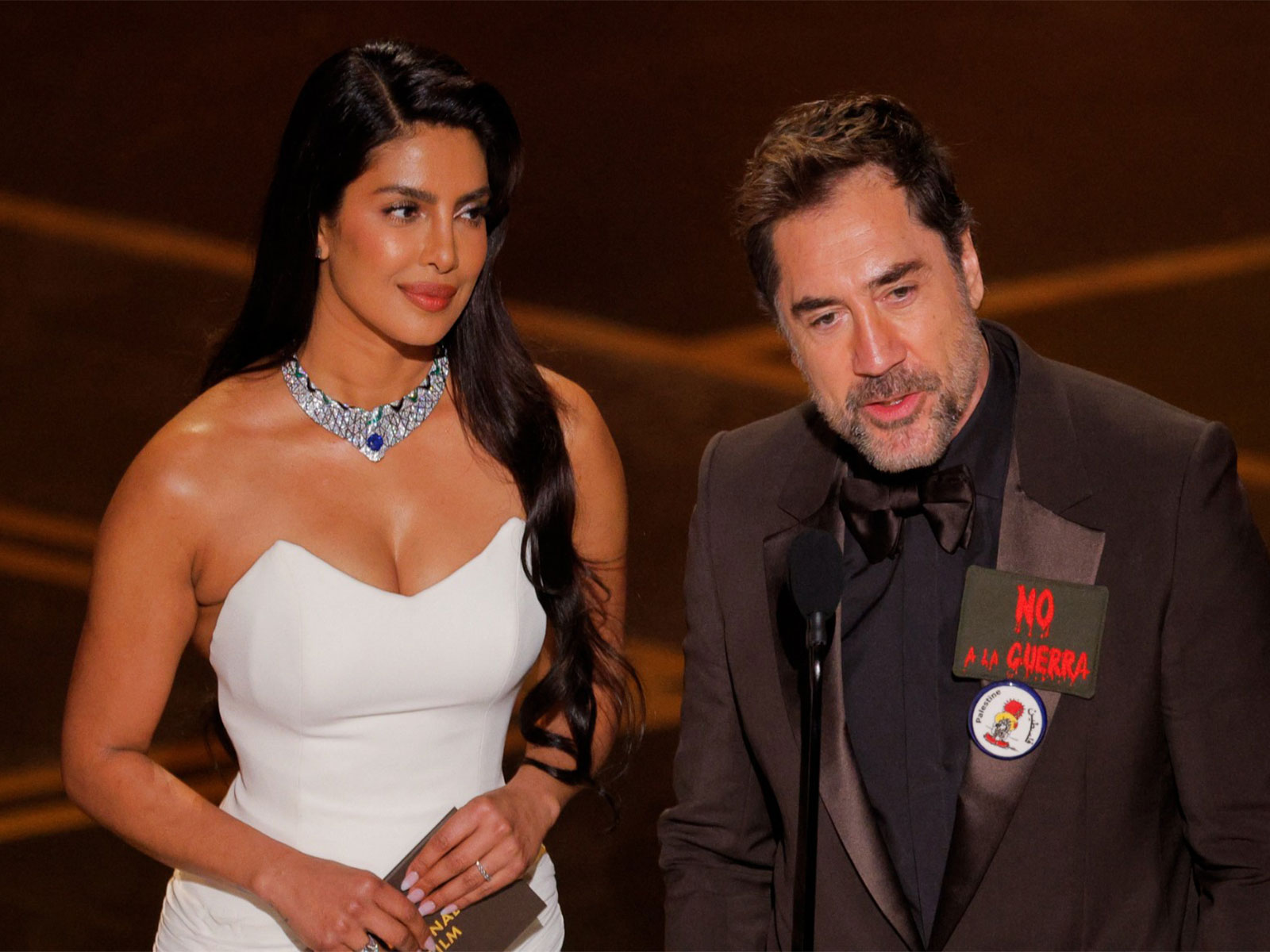 Priyanka Chopra, Javier Bardem Present International Feature Award