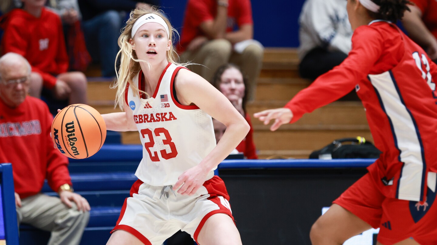 Durham: Nebraska routs Richmond, advances to face Baylor