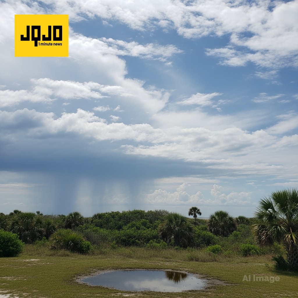 Limited rainfall Wednesday, with more showers possible through Easter