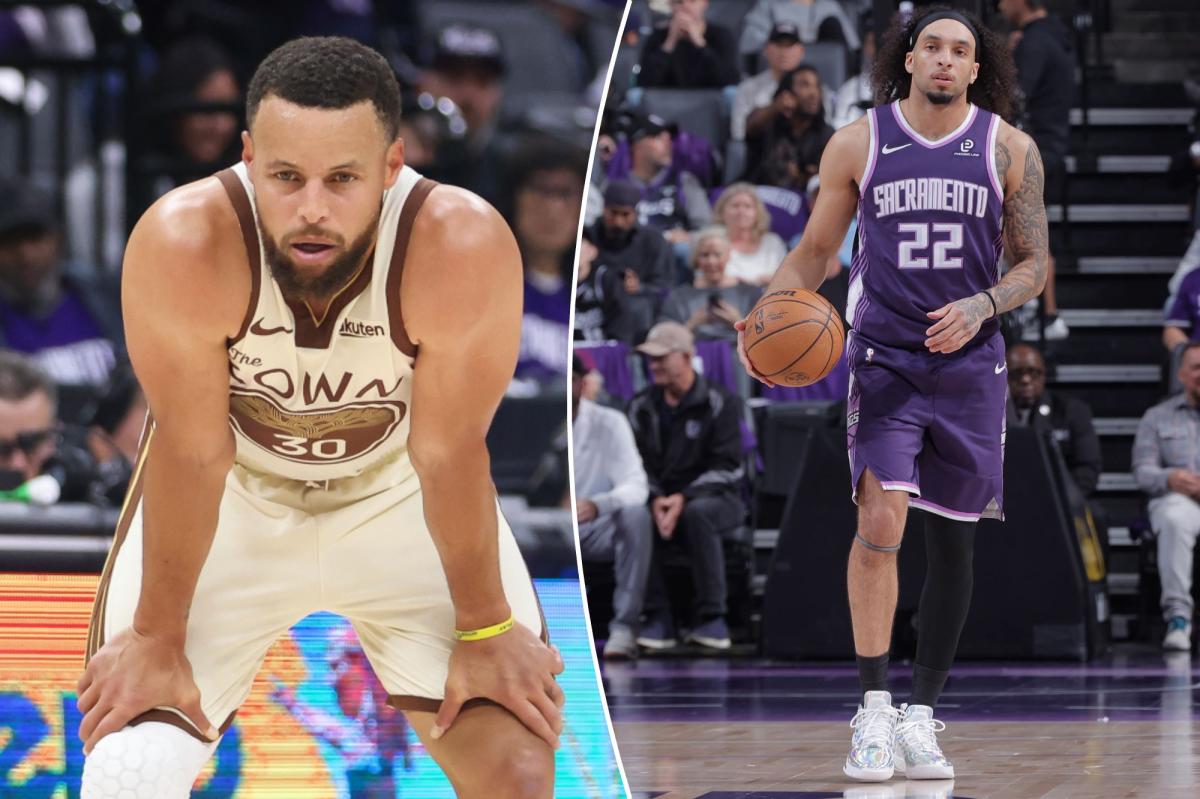 Los Kings de Sacramento vencen a los Warriors, Stephen Curry se lesiona el tobillo