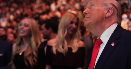 Trump attends UFC 327; Ulberg wins by first-round KO