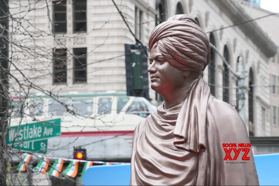 Seattle dévoile une statue en bronze grandeur nature de Swami Vivekananda