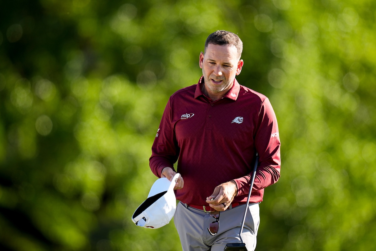 Garcia breaks driver, receives first-ever Masters warning