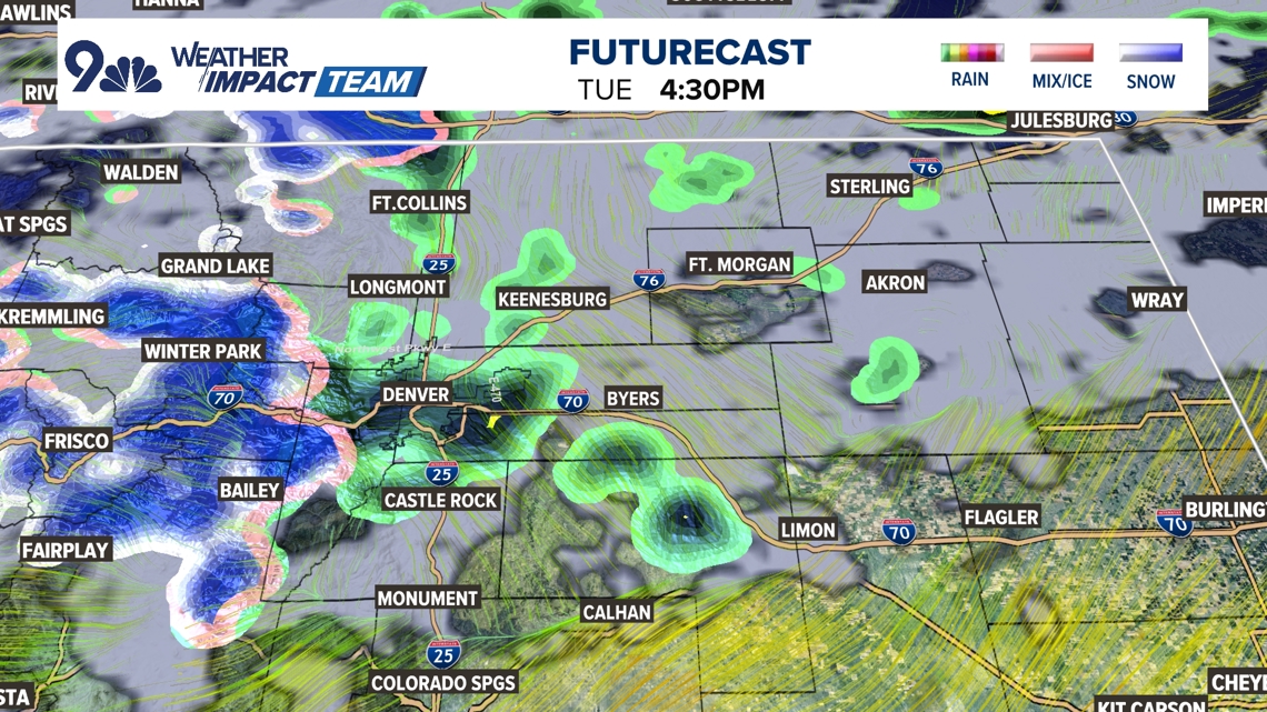 Denver experimenta calor récord antes de la llegada de un frente frío con pronóstico de nieve y hielo