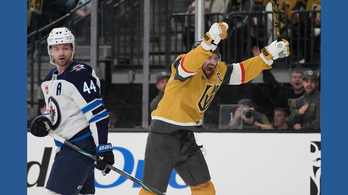 سنہری نائٹس نے ونی پیگ جیٹس کو 6-2 سے شکست دی، پیسفک ڈویژن پر برتری حاصل کی