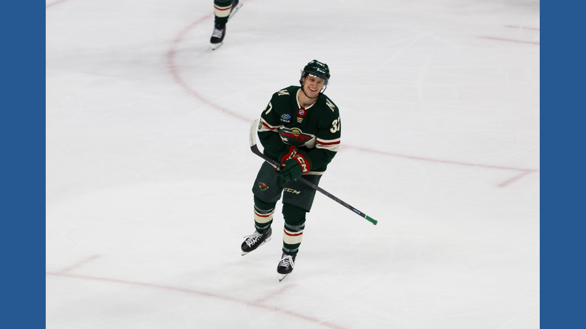 منیسوٹا وائلڈ نے اناہیم ڈکس کو 3-2 سے شکست دی، والسٹڈ نے 35 بچاؤ کیے، ہائٹ نے پہلا گول کیا