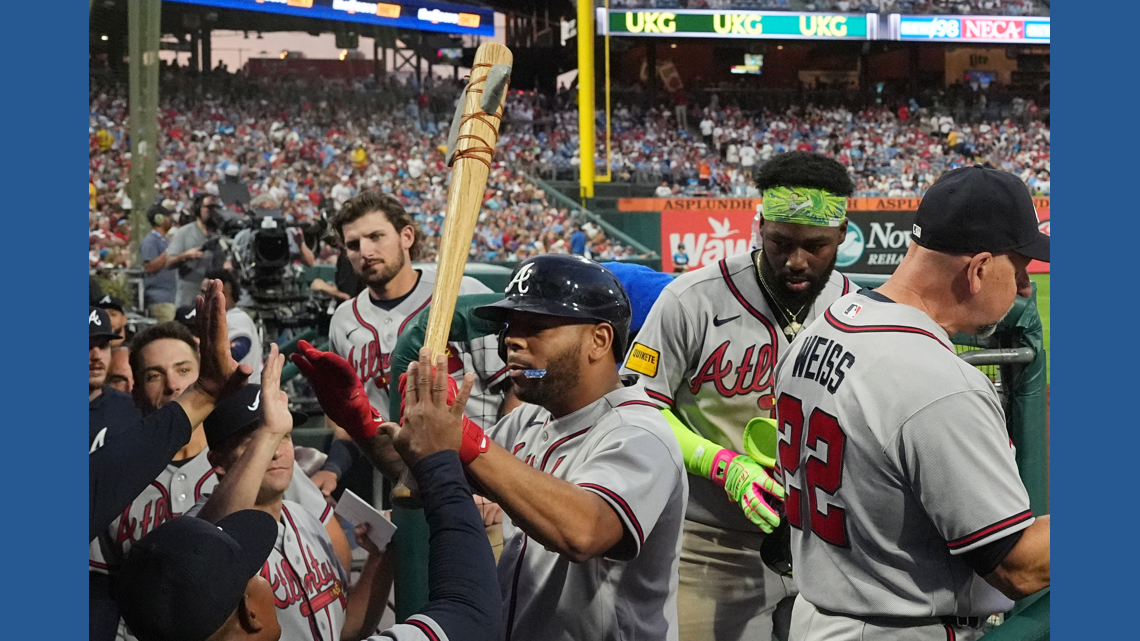 Braves shut out Phillies 9-0; Cubs rout Mets