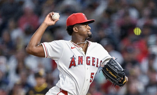 Angels blank Padres in tribute, end eight-game streak