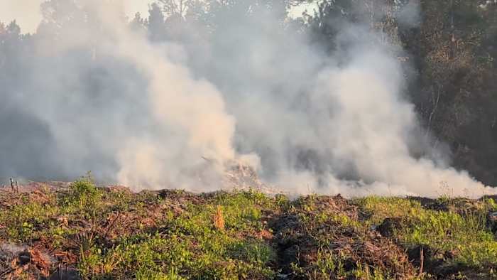 Railroad Fire Rapidly Expands Across Clay and Putnam