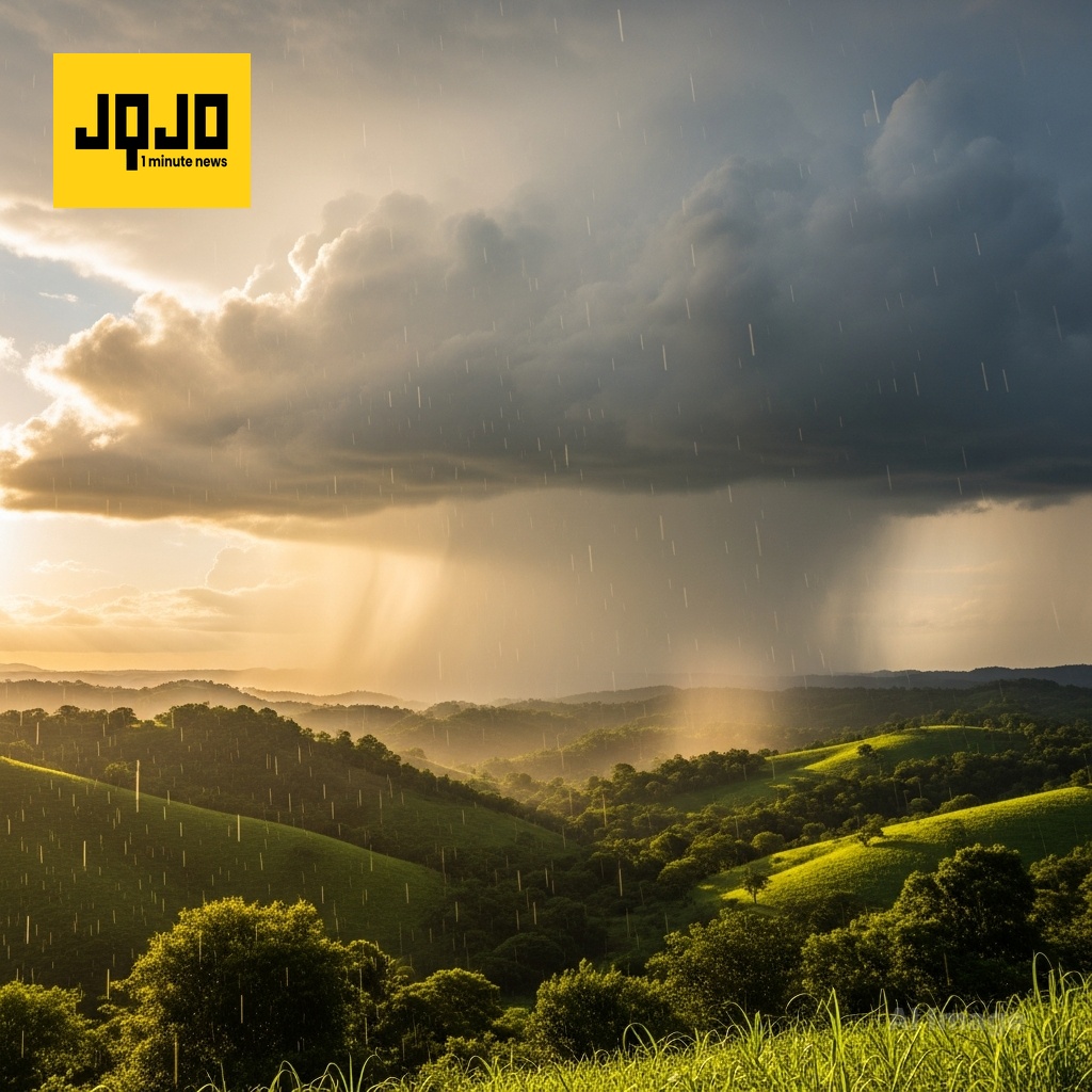 Warmer days and daily rain chances