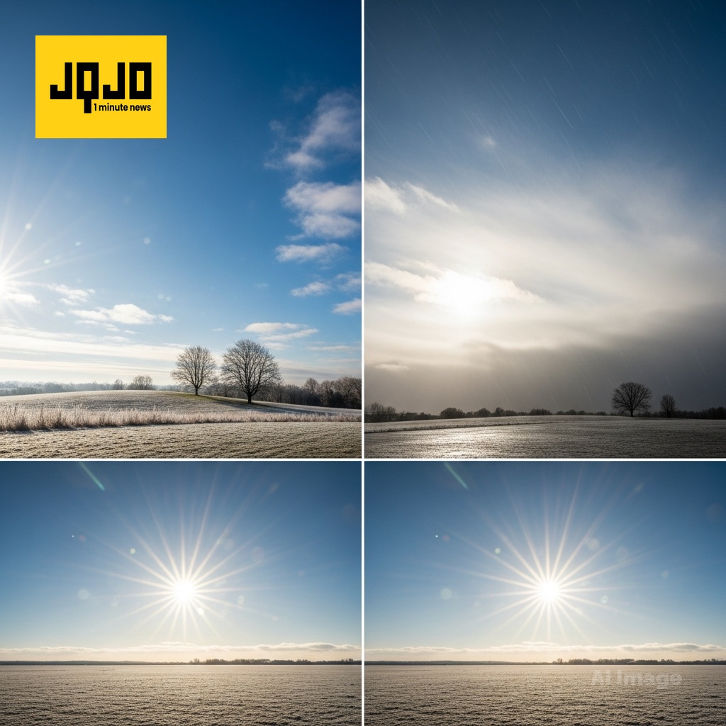 गर्म, तूफानी नए साल में अमेरिका में बारिश