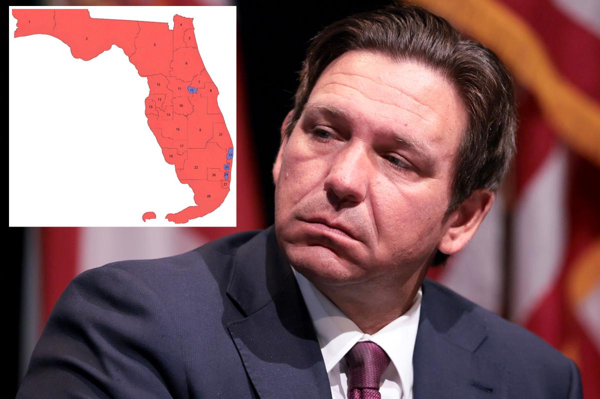 Gobernador de Florida propone mapa que daría 4 escaños republicanos adicionales en el Congreso
