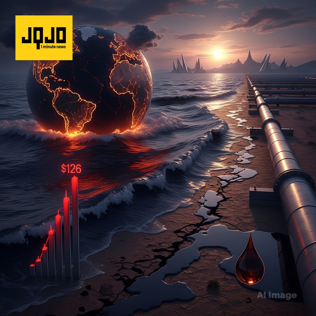 全球石油恐慌：原油飙升至 126 美元，美国考虑对伊动武