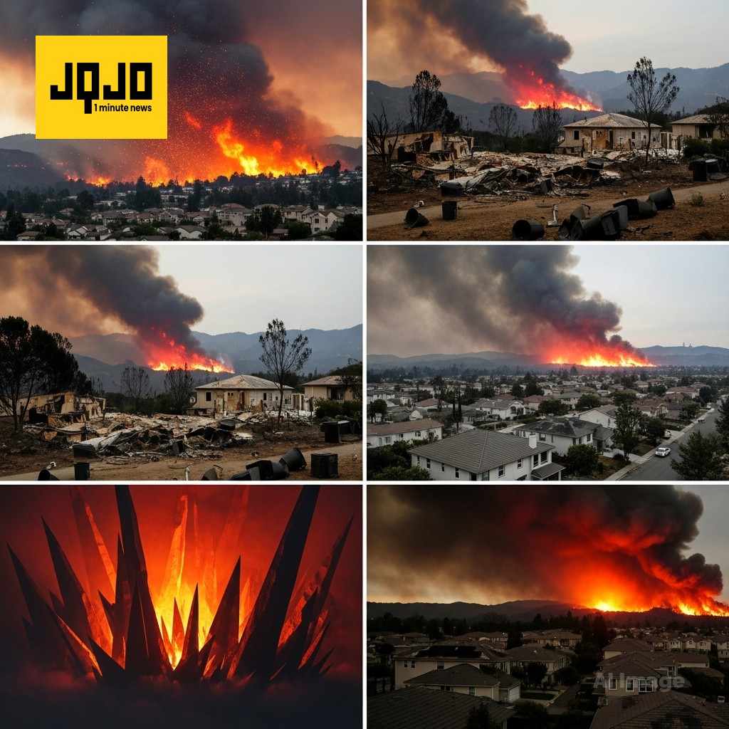 Sandy Fire Explodes Near Los Angeles — 28,000 Evacuated, Homes Burning, Schools Closed