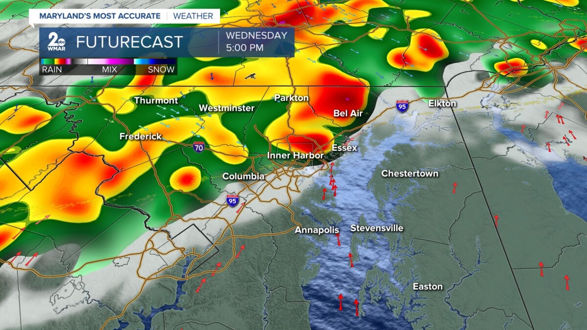 Heat to storms: cold front shifts regional weather pattern