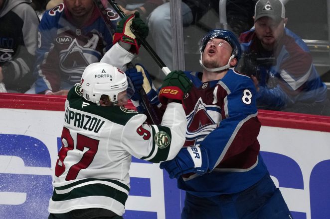 Cale Makar misses Game One vs Golden Knights