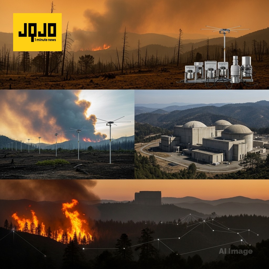 California Wildfire Burns Near Former Nuclear Site, Radiation Monitors Deployed