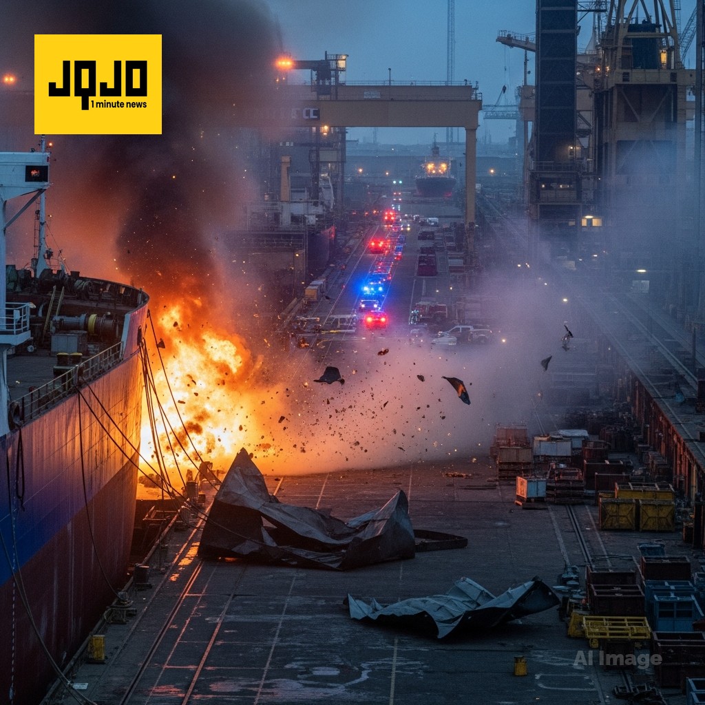 New York shipyard explosions kill one, injure dozens