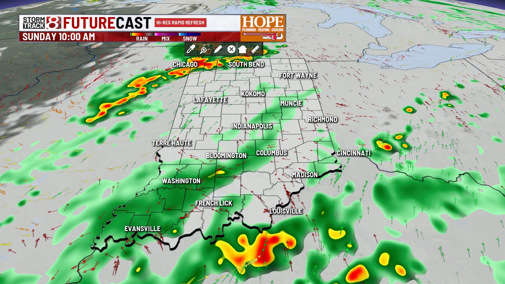 Showers possible for Race Day | May 24, 2026