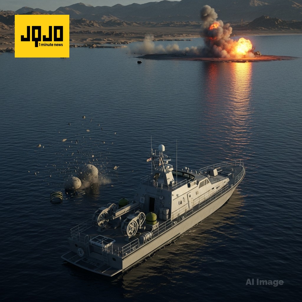 US Strikes Iranian Missile Sites, Boats Near Strait
