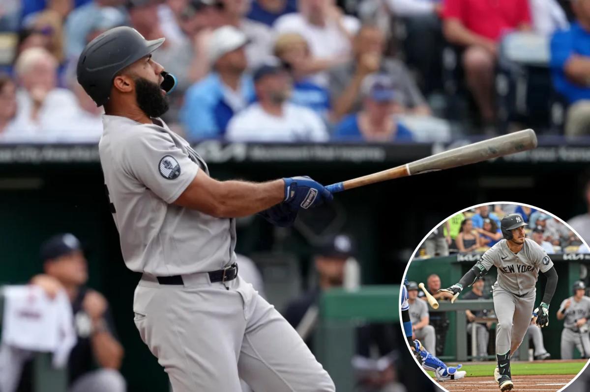 Yankees' starters each record two hits in rout
