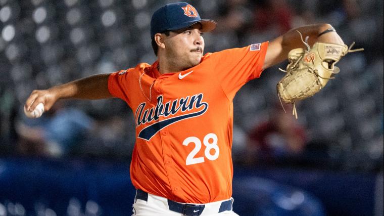 Auburn game halted; Milwaukee leads after six innings
