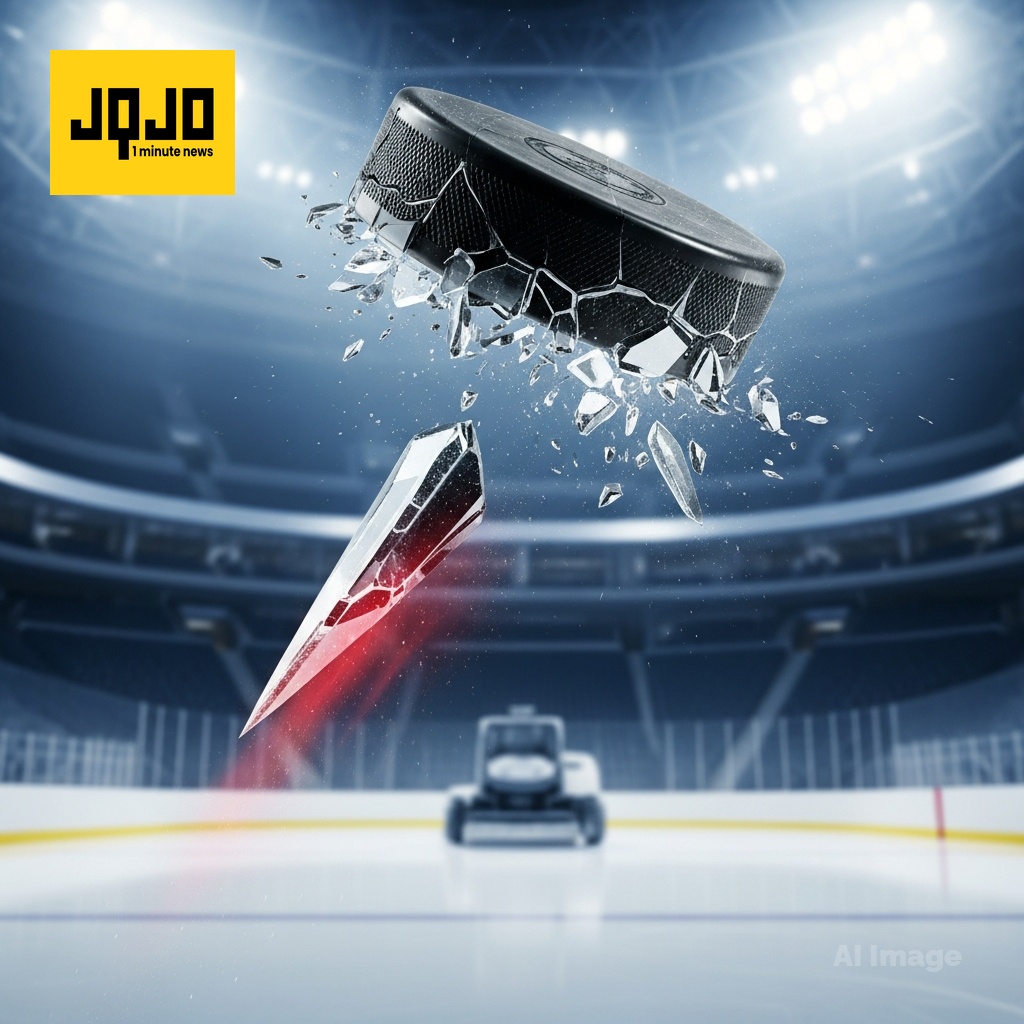 Raleigh defenseman McNabb hospitalized after facial puck strike