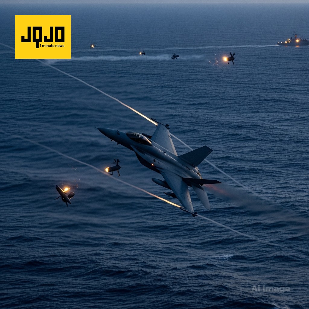 Strait of Hormuz: U.S. downs Iranian drones