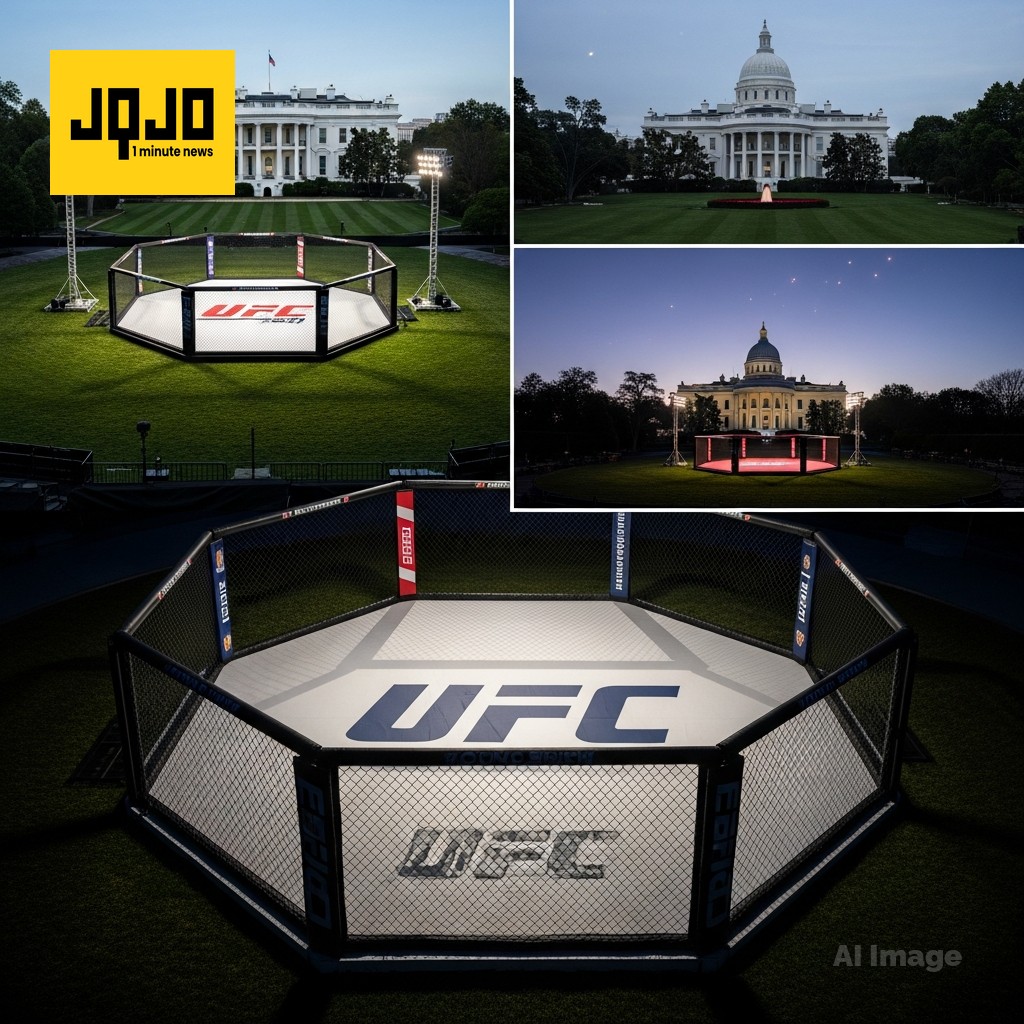 UFC Freedom 250" Staged on White House South Lawn
