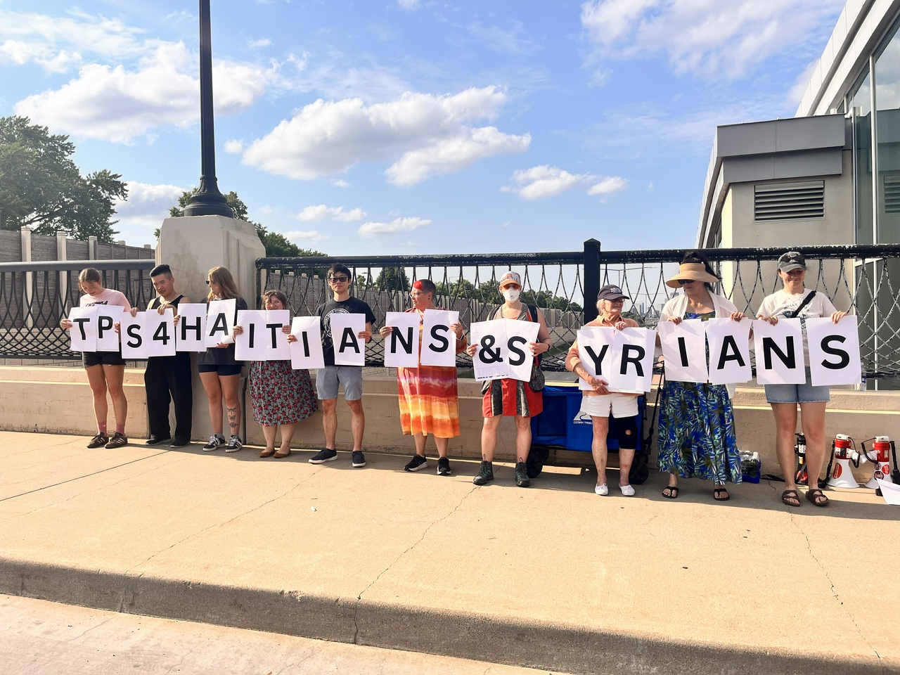 Minneapolis Protest and Lawmaker React to TPS Ruling