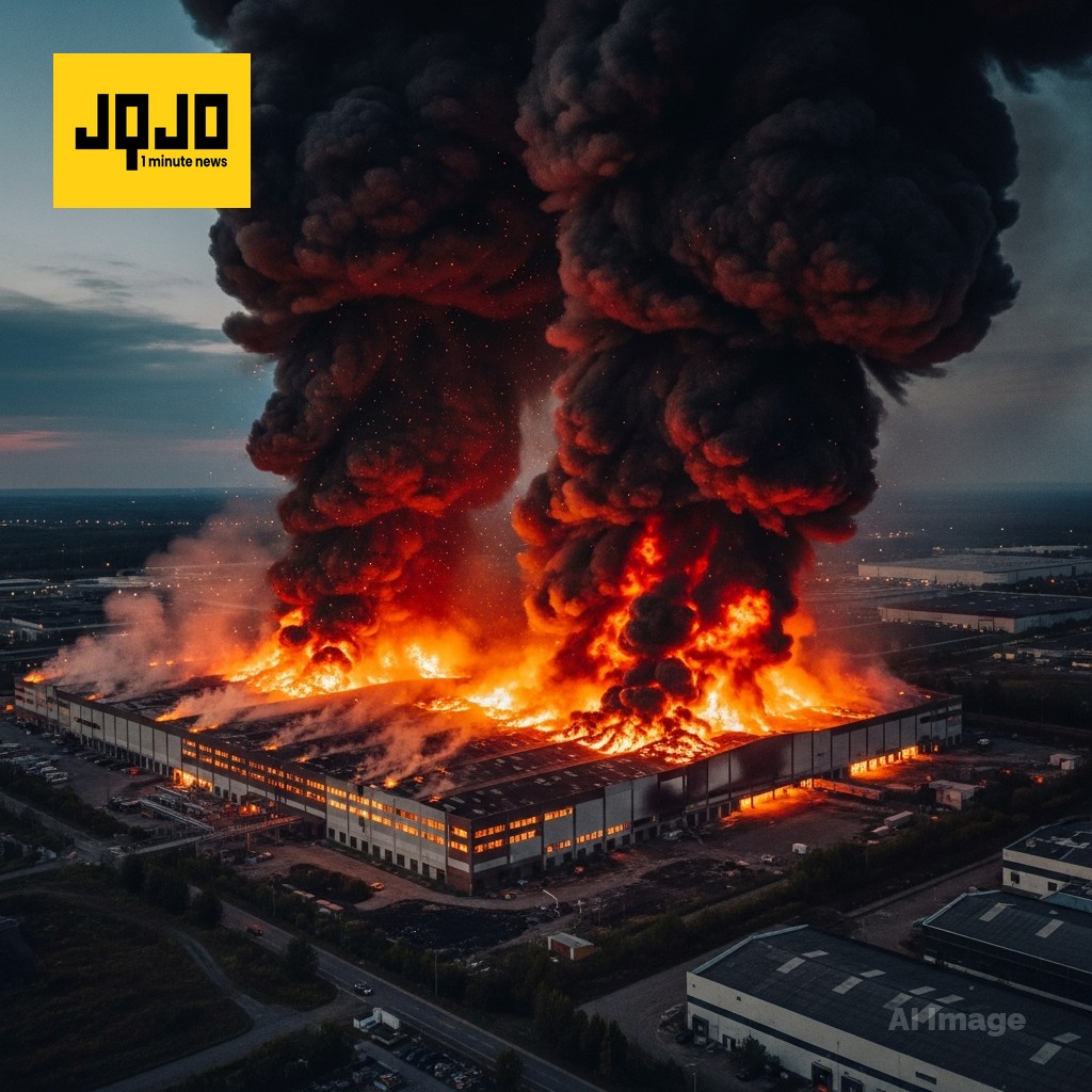 Incendie dans un entrepôt : plusieurs structures ravagées par les flammes en Virginie-Occidentale, des résidents appelés à se mettre à l'abri