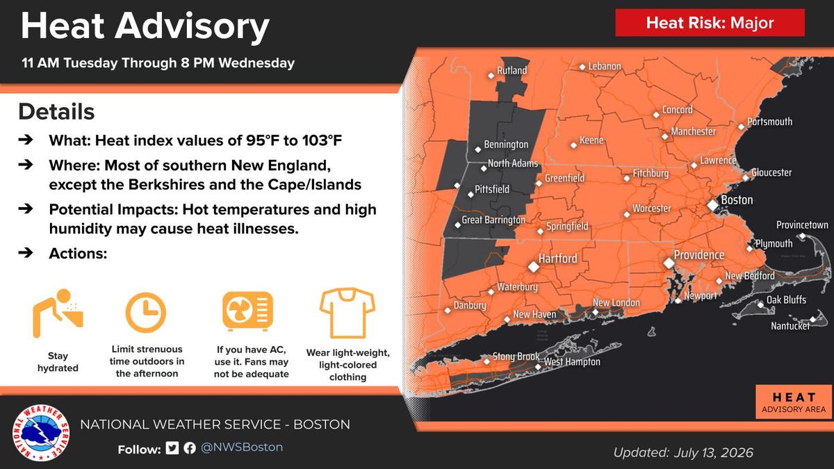 Eastern US Cities Face Intensifying Heat Waves, Advisories