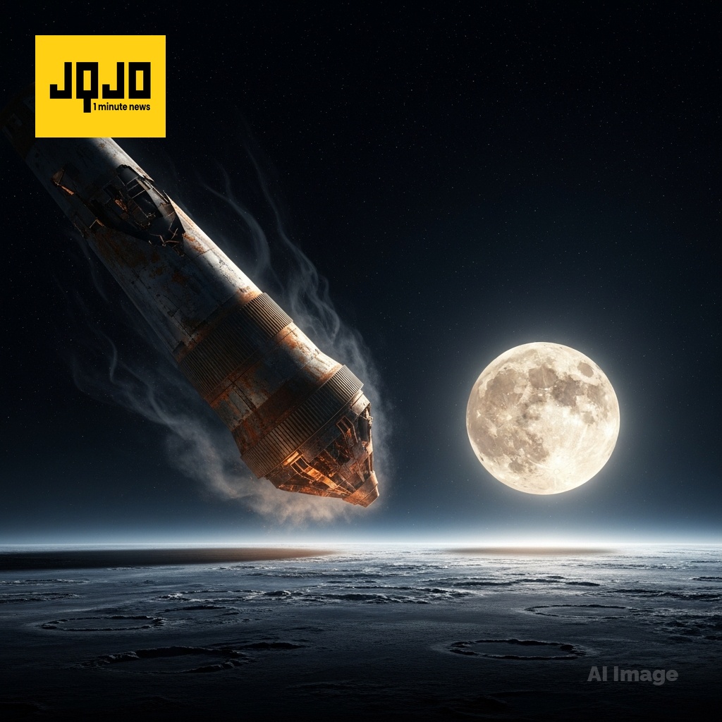 Discarded SpaceX Rocket Stage Set to Strike Moon at 8,700 Kph