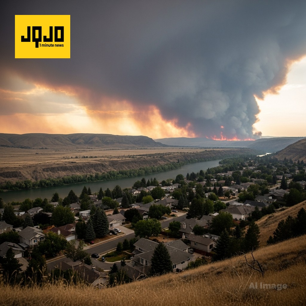 Wind-Driven Wildfire Prompts Mass Evacuations in Spokane
