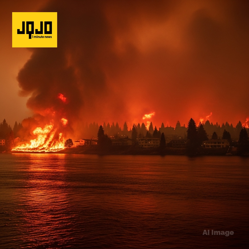 Fast-Moving Old Trails Fire Forces Mass Evacuations and State of Emergency in Washington