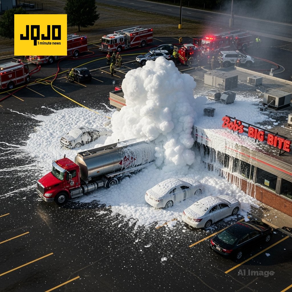 Commercial Tanker Carrying 2,300 Gallons of Reactive Chemical Explodes in South Carolina Restaurant Parking Lot